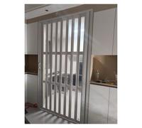Porte a soffietto per interni, in PVC, colore bianco, stile a fisarmonica, per una separazione versatile della stanza in cucina, soggiorno, sala da pranzo