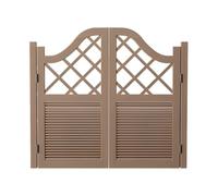 Porte ad arco per saloon con cerniereChiusura automatica a 2 vie aperte metà legno porte per cucina scale bagno bar (80 x 90 cm)
