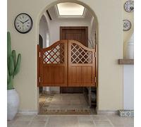 Porte ad arco personalizzate in legno massello per bar, stile rustico, colore marrone, 99 x 99 cm, per bar e pub in stile occidentale, design salone, ideale per spazi interni