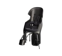 BOBIKE 8010900001 - Seggiolino Posteriore Bicicletta Bambini Reclinabile Al Telaio EXCLUSIVE EVOLVE MAXI poggiatesta regolabile e cintura a 5 punti, fino a 22 kg, Nero Urbano