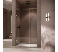 Porte basculante sans cadre HÜPPE SolvaPro, avec partie secondaire, 4 angles, fixation à gauche, largeur 700-1200mm, hauteur 2001-2200mm, sur mesure, 7R2981123322, 7R2981123322, Cabine doccia: Profilo