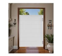 Porte basculanti 76,2/81,3/91,4 cm di larghezza, bianco, robusta porta basculante con profilo semi-alto, in legno di pino di alta qualità, con cerniere e kit di fissaggio (W75 x 90 cm (29 1/2"x35 7/16
