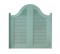 Porte Basculanti for Bar, Porta da Cowboy in Legno, A Mezza Vita con Cerniere Acciaio Inossidabile, Chiusura Automatica, Arredo Cucina, Verde(85x70cm)