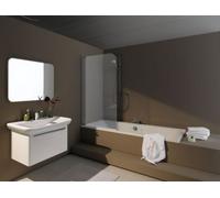 Porte battante en corail myDay BPWA droite 75 735-755x1400mm, VB04907514AP1, VB04907514AP1, Cabine doccia: Inquadrare: Argento opaco, Vetro: ESG GlasPlus