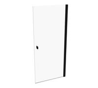 Porte battante Hahn SolvaPro à cadre partiel, 4 coins, fixation à droite, largeur : 900mm, 7T020255F321, 7T020255F321, Cabine doccia: Colore del profilo nero cromato Vetro ESG chiaro