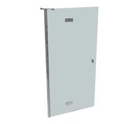 Porte battante Hahn SolvaPro avec cadre partiel, 4 angles, avec segment fixe, fixation à gauche, largeur : 1000mm, 7T0303092315, 7T0303092315, Cabine doccia: Colore del profilo argento lucido Vetro ES