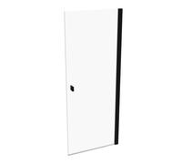 Porte battante Hahn SolvaPro avec cadre partiel, 4 coins, fixation à droite, largeur : 800mm, 7T020155F321, 7T020155F321, Cabine doccia: Colore del profilo nero cromato Vetro ESG chiaro