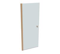 Porte battante Hahn SolvaPro avec cadre partiel, 4 coins, fixation à gauche, largeur : 1000mm, 7T010355D316, 7T010355D316, Cabine doccia: Colore profilo bronzo Vetro ESG Sand Plus con ANTI-PLAQUE