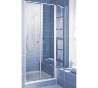 Porte battante Kermi IBIZA 2000 POR 16018, I2POR160182PK, I2POR160182PK, Colorazione: Vetro bianco genuino chiaro chiaro Pulire