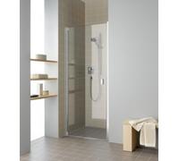 Porte battante Kermi RAYA 1WL 09020, RA1WL090201AK, RA1WL090201AK, Colorazione: Argento Lucido Opaco Vetro Trasparente Vetro Reale Trasparente