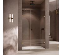 Porte battante SolvaPro sans cadre, avec partie secondaire, 4 coins, fixation à droite, largeur 1201-2800mm, hauteur 1200-2000mm, sur mesure, 7R308255F322, 7R308255F322, Cabine doccia: Colore profilo 