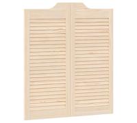 Porte Battenti Legno Massello di Pino e 90x40 cm per Interni | Design persiane eleg, flusso d'aria leggero, stile moderno, uso interno, facile manutenzione, coppia di porte