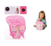 Porte bébé - pour porter sa poupée sur le ventre ou le dos - Rose jouet (accesso