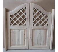 Porte bianche moderne per saloon - Porte divisorie basculanti per bar, dispense e servizi igienici (dimensioni: larghezza 130 cm x altezza 90 cm) - & soluzioni di ingresso eleganti