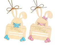 Porte-billets Pour Espèces- Forme De Lapin En Bois, Idéal Pour Garnir Un Panier De Pâques | Porte-argent De Pâques - Pour Garçons, Filles, Adolescents, Chambre, Salon, Maison, École,