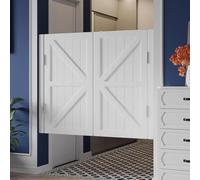 Porte Cafe Oscillanti Porta Interna Saloon Superiore Ad Arco 70x90cm, Porta Interna A Battente in Legno Massello, Grande Porta A Doppia Azione, per Scale Bagno Camera da Letto, D, 120x90cm