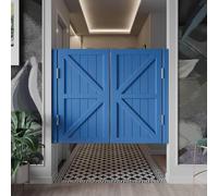 Porte Cafe Oscillanti Porta Interna Saloon Superiore Ad Arco 70x90cm, Porta Interna A Battente in Legno Massello, Grande Porta A Doppia Azione, per Scale Bagno Camera da Letto, C, 100x90cm