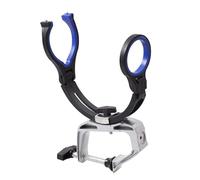 Porte-Canne à Pêche - Équipement d'Aluminium | Support avec Pince de Fixation | pour Silure Eau Salée Douce Rivage Pont Rivière Ruisseau Étang Lac Matériel Professionnel