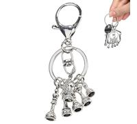 Porte-clés Échecs en Métal Chromé - Anneau Solide pour Clés de Voiture, Cadeau pour Joueurs d'Échecs, Accessoire et Stylé pour Hommes et Femmes Passionnés , Chess Keychain Silver, Consulte la