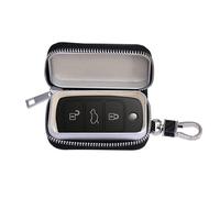 Porte-clés en cuir PU à fermeture éclair - Pochette pour porte-clés | Porte-clés sacs pochette voiture porte-clés signal bloqueur pochette de blocage
