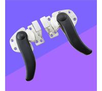 Porte convesse alte e basse in acciaio inossidabile Maniglie for porte a forma di S Maniglie rotanti sigillate ermeticamente chiuse 1 pezzo(XG03-009-L)