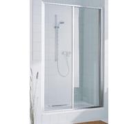 Porte coulissante Kermi IBIZA 2000 ST2 12020, I2ST2120202AK, I2ST2120202AK, Colorazione: Vetro reale bianco trasparente