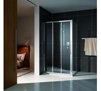 Porte coulissante pour douche en corail myDay S3 100 965-1005x2000mm, VB03610020AP1, VB03610020AP1, Cabine doccia: Inquadrare: Argento opaco, Vetro: ESG GlasPlus