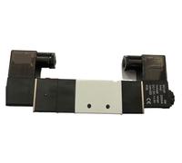 Porte da 1/4" 4V230-08 4V230C-08 4V230E-08 Elettrovalvola pneumatica a 3 posizioni e 5 vie 12 V CC, 24 V CC o 110 V CA 220 V CA(4V230C-08,AC110V)