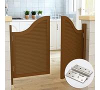Porte da caffè in legno massello con cerniere e ferramenta per accesso alla dispensa della porta della cucina