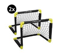 Porte da calcio DUNLOP MEDVO6310/007 - pieghevole, 2 mini , polipropilene, 4 picchetti