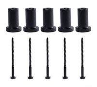 Porte da fienile reinventate con kit distanziatore da 5 pezzi con design affidabile a vite ritardata