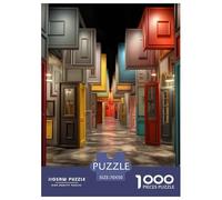 Porte dai colori strani 1000 Pezzi Animazione Puzzle Adulti Multicolore Esclusiva Amazon Regalo Per Adulti E Bambini Da 14 Anni E Più 70x50cm/1000pcs