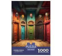 Porte dai colori strani 1000 Pezzi Animazione Puzzle Adulti Multicolore Festa Aziendale Regalo Per Adulti E Bambini Da 14 Anni E Più 70x50cm/1000pcs