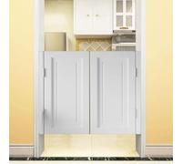 Porte del Salone del Bagno della Cucina Interna, Porte A Battente del Bar Cafe in Stile Occidentale, Porte Divisorie con Chiusura Automatica in Legno Massello, Raccordi A, W70cmxH90cm/27.5" x35.4