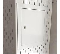 Porte di Accesso per Tetto A Soffitto, Sportello di Ispezione in Acciaio, Portello di Servizio, Pannello di Copertura per Foro A Muro con Chiave per Soffitta, Vano Tecnico, Cantina(250x250mm/10x10in)