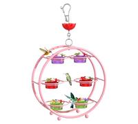 Porte di alimentazione per uccelli su più livelli con un test delle - Metal Colibris facilita per la sala da pranzo 'acqua in metallo aperto | Squisite stazioni di cibo pratiche