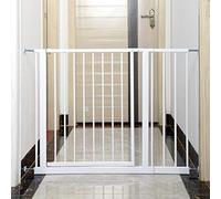 Porte Di Sicurezza Extra Larghe per Le Bandiere Delle Scale, Porte Di Sicurezza per Animali Domestici a Pressione con Porta per Cani/104-111Cm