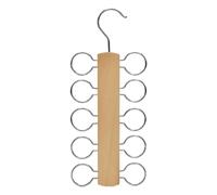 Porte-écharpe - Bois Métal 30 cm, Organizzatore Peu Encombrant, Antidérapant | Grande Capacité, Porte-cravate Et Ceinture, Rail Mural Pour Serviettes, Salles De Bains, Entrées, Chambres, Bureaux
