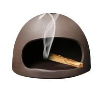 Porte-Encens En Céramique - Support Brûleur À Sauge Pour Aromathérapie | Accessoire Méditation Relaxation Pleine Conscience | Design Élégant Facile Nettoyer Décoration Maison Sérénit