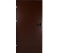 Porte esterne in acciaio, porta per garage, porta multiuso, porta per cantina, porte per locali commerciali (80-890 x 2070 mm sinistra Marrone RAL 8017)