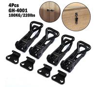 Porte for Armadietti a Levetta Morsetto GH-4001 100KG/100kg 4Pcs di Qualità
