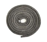 porte in vetro di canne fumarie, Guarnizione for porta del camino, corda antincendio for stufa nera, bruciatore a legna, 8 mm, lunghezza 2 m, guarnizione for porta for bruciatore a legna