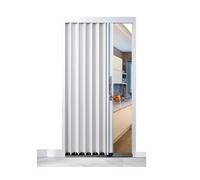 Porte Interne A Soffietto Per Esterni Porta Pieghevole A Fisarmonica Con Ferramenta Di Montaggio Impermeabile/facile Da Pulire Per Porte, Box Doccia E Divisorio Per Ambienti(44x80in(111x203cm))