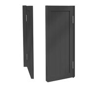 Porte Interne In Legno, Porte del Caffè Oscillanti, Porta a battente, 2 ante Porte da Saloon, Chiusura Automatica, Porte Interne for Partizione Bancone Entrata Ristorante(Nero,76 * 100cm)