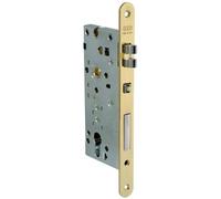 Porte Italiane, Serratura AGB Opera Antipanico SL F22 E70 per Hotel e Comunità, Certificata CE EN 12209, Spinta DESTRA Cromo Satinato, Completa di Cilindro Passparout B50502.70.34 - C72116.35.25 MK