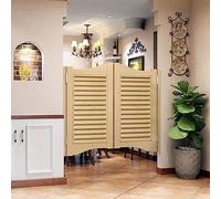 Porte moderne a doppia battente per salone, in legno massello prefabbricato, per bar, bar, pub, corridoio, cucina, chiusura automatica a mezza altezza