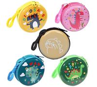 Porte-Monnaie Enfant,Forreen 5 Pièces Portefeuille Ado Garcon Mini Mignon Conception Sphérique Créatif Intéressant Change Pouch pour Clés Monnaie Cartes de Crédit Mouchoirs (B)