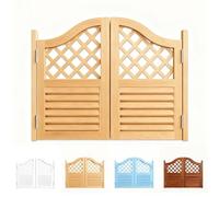 Porte Oscillanti, apertura 180°, Porta a Battente per Bar, Porta basculante per Interni in Massello, Doppia Porte a Mezza Vita per Decorazioni per la Casa, Corridoio(Natural,130 * 90cm)