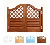 Porte Oscillanti, apertura 180°, Porta a Battente per Bar, Porta basculante per Interni in Massello, Doppia Porte a Mezza Vita per Decorazioni per la Casa, Corridoio(Marrone,142 * 90cm)