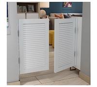 Porte Oscillanti del Caffè di Legno Solido, Porte Battente del Saloon, Porte del Caffè,Porta Divisoria ,Porta del Recinto del Giardino,con Cerniere,Personalizzabile ( Size : W80xH100cm(31.49x39.37in)
